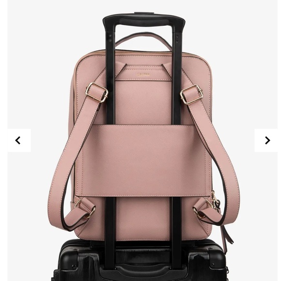 Kaya 15 inch Laptop Backpack in Mauve! - Picture 4 of 11